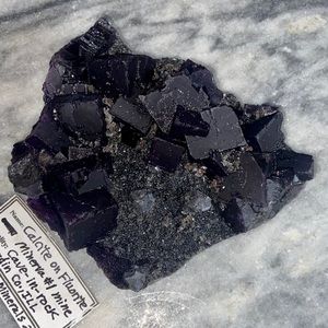 Raw Purple Fluorite - Display Piece